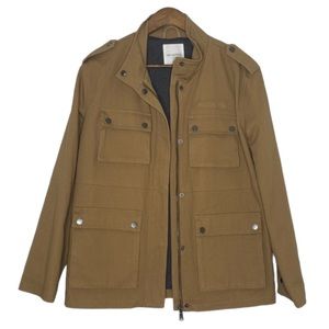 Avec Les Filles Cargo Utility Tan Jacket Size Small